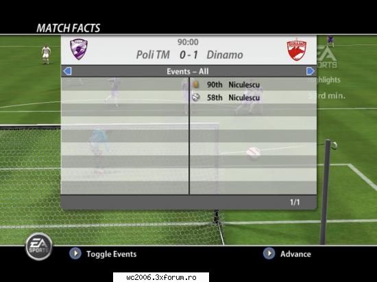 etapa sambata 22.4 marti 25.4 poli timisoara dinamo 0-1 (bogdan106 dmnz)