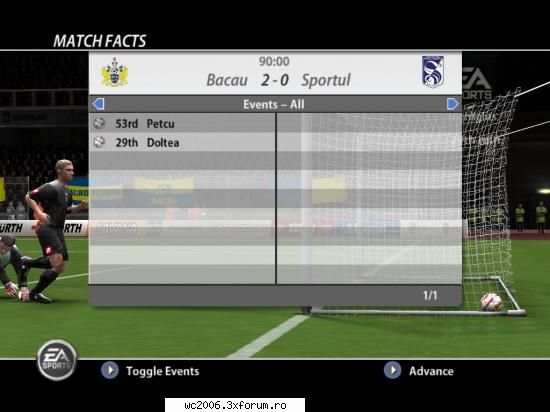 etapa marti vineri fcm bacau 2-0 sportul stud. (slash_ro pancone)