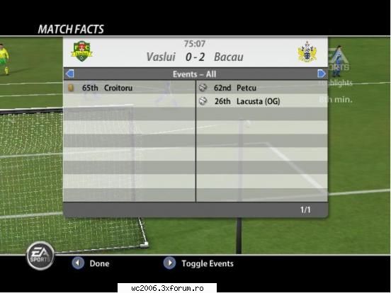etapa vaslui fcm bacau (matzzone slash_ro) partea doua deci per total 2-2