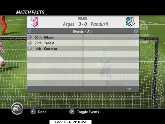 etapa arges 3-0 pandurii jiu (valyrapid d!@bolik)