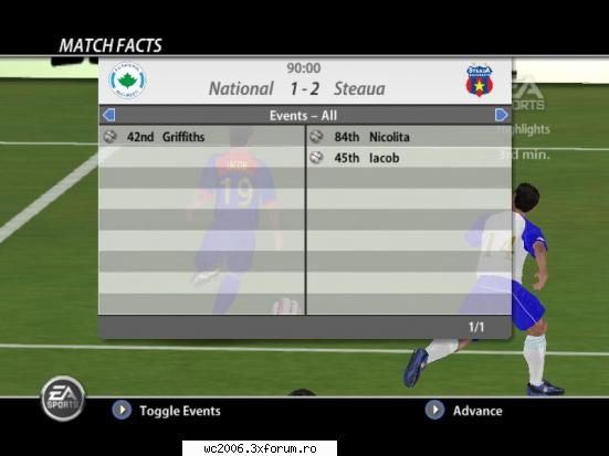 etapa national steaua (c0r73z inf32n4l) 1-2 Sef =))