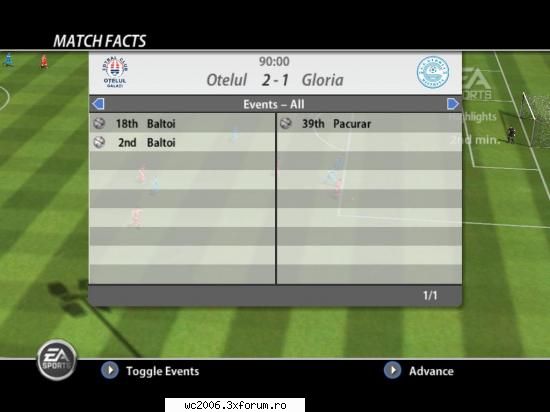 etapa 27.05 (sambata) 29.05. (luni) otelul galati 2-1 gloria bistrita (alex nosferatu razzz0r)