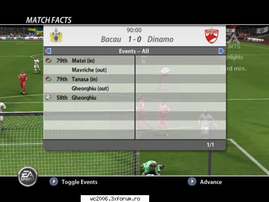 etapa marti vineri fcm bacau dinamo 1-0