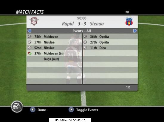 etapa duminica rapid steaua (3-3) meci nebun!!!! -> bueno inf32n4l