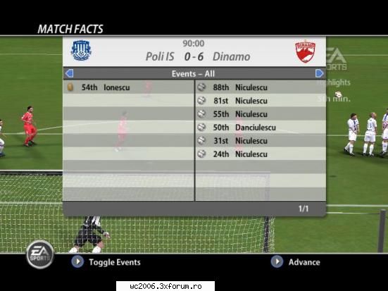 poli iasi (lobby) - dinamo (dmnz) 0-6 :nebun: etapa 2. marti - vineri